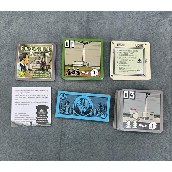 Power Grid Board Game Rio Grande Expansions France Italy Russia Japan UK Lot - Picture 5 of 15